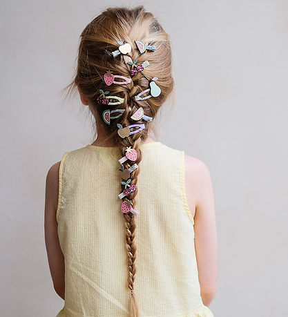 Mimi & Lula Hårspænder - 5-pak - Mini Fruit Salad Spring on the 