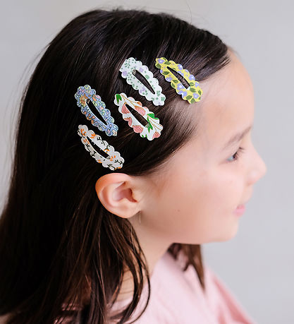 Mimi & Lula Hårspænder - 5-pak - Scalloped Spring on the Farm