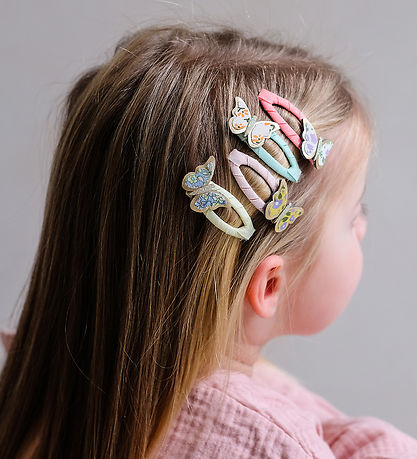 Mimi & Lula Hårspænder - 4-pak - Floral Butterfly Spring on the 