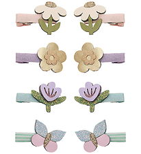 Mimi & Lula Hair Clips - 8-Pack - Mini Flower Garden Bouquet