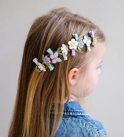 Mimi & Lula Hårspænder - 8-pak - Mini Flower Garden Bouquet