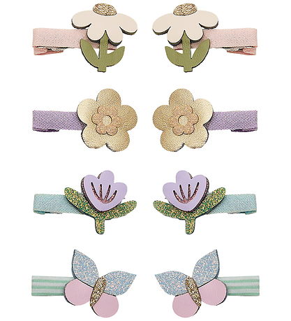 Mimi & Lula Hårspænder - 8-pak - Mini Flower Garden Bouquet