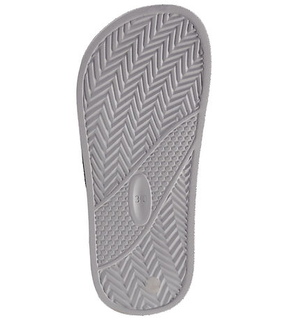 Hummel Badesandaler - Pool Slide Glitter Jr - Lunar Rock