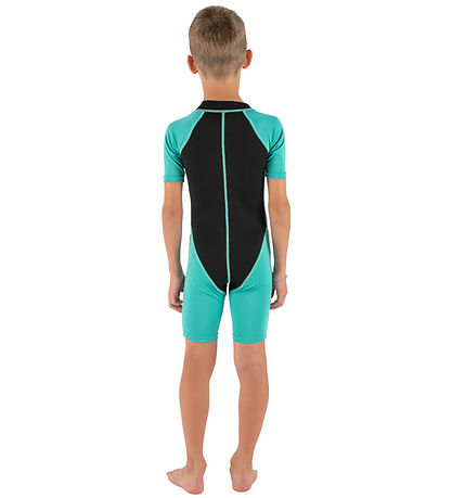 Seac Badeheldragt - Dolphin Shorty Kid - 1,5 mm - Sort/Tiffany