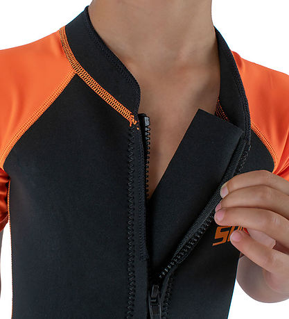 Seac Våddragt - Dolphin Shorty Kid - 1,5 mm - Black/Orange