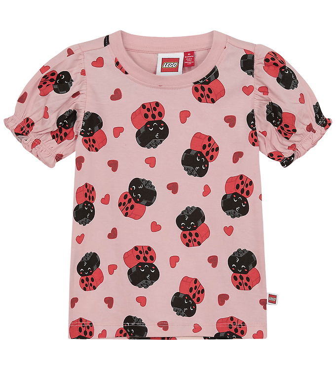 LEGO® Duplo T-shirt - LwTulip - Rosa m. Mariehøner