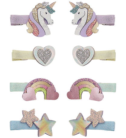 Mimi & Lula Hårspænder - 8-pak - Mini Dreamy My Little Unicorn