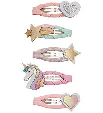Mimi & Lula Hårspænder - 5-pak - Mini Dreamy My Little Unicorn