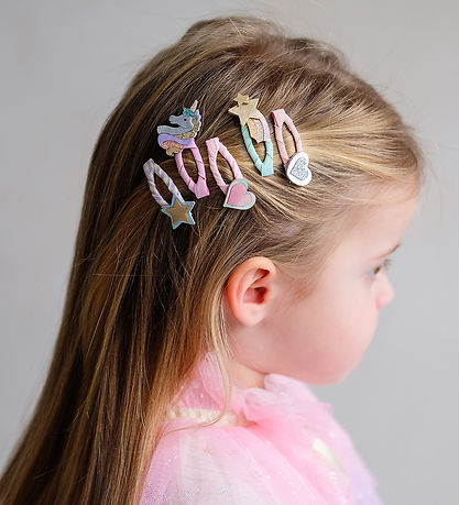 Mimi & Lula Hårspænder - 5-pak - Mini Dreamy My Little Unicorn