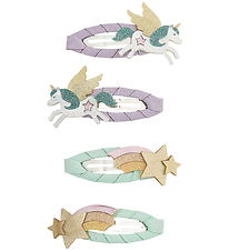 Mimi & Lula Hårspænder - 4-pak - My Little Unicorn