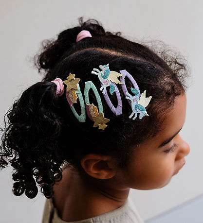 Mimi & Lula Hårspænder - 4-pak - My Little Unicorn