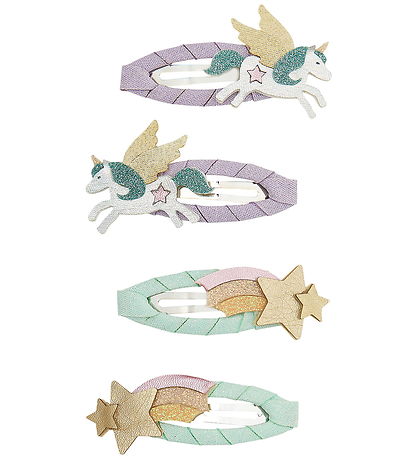 Mimi & Lula Hårspænder - 4-pak - My Little Unicorn