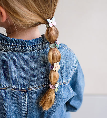 Mimi & Lula Hårelastikker - 8-pak - Flower Garden Bouquet