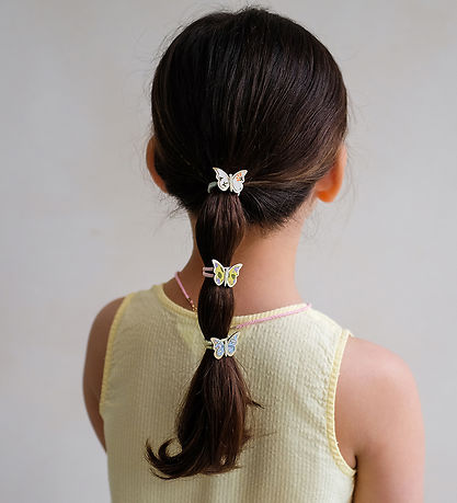 Mimi & Lula Hårsnoddar - 6-pack - Mini Floral Fluga Spring