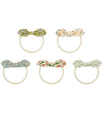 Mimi & Lula Hårstrikker - 5-pack - Flora Bow Spring på Farm