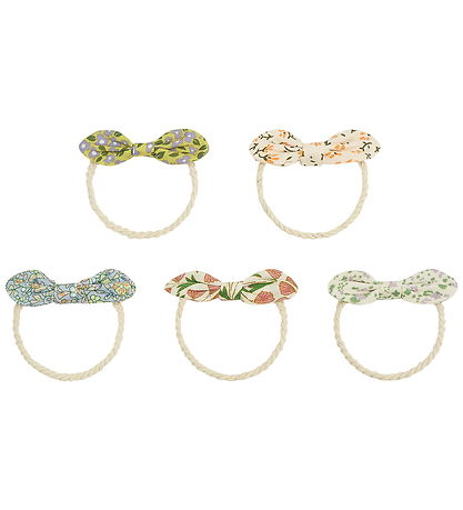 Mimi & Lula Hårstrikker - 5-pack - Flora Bow Spring på Farm