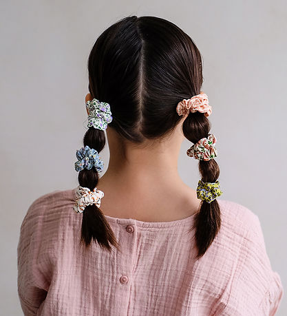 Mimi & Lula Scrunchies - 6-pak - Floral Spring on the Farm