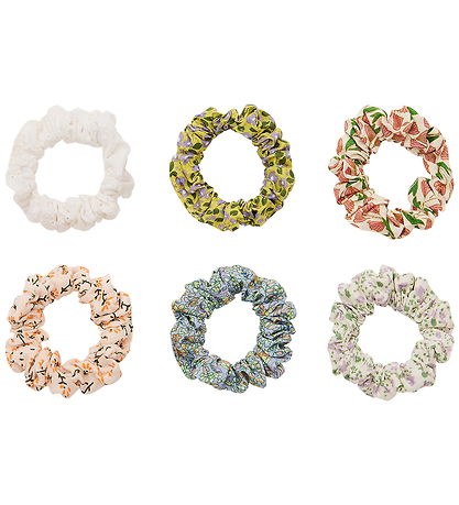 Mimi & Lula Scrunchies - 6-pak - Floral Spring on the Farm