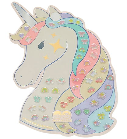Mimi & Lula Øreringe - Stick-on - 25 stk. - My Little Unicorn