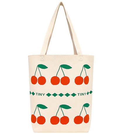 Tiny Cottons Shopper - Cherries - Off-white