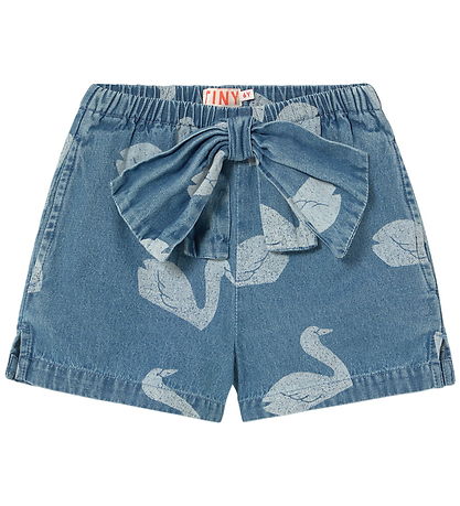 Tiny Cottons Shorts - Big Swan - Medium Wash Denim