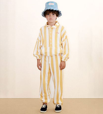 Tiny Cottons Sweatshirt - Frotté - Towel Mockneck - Soft Yellow