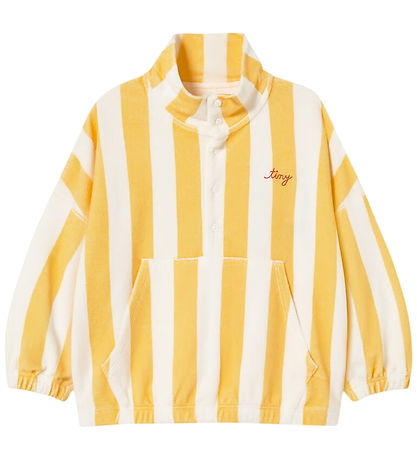 Tiny Cottons Sweatshirt - Frotté - Towel Mockneck - Soft Yellow