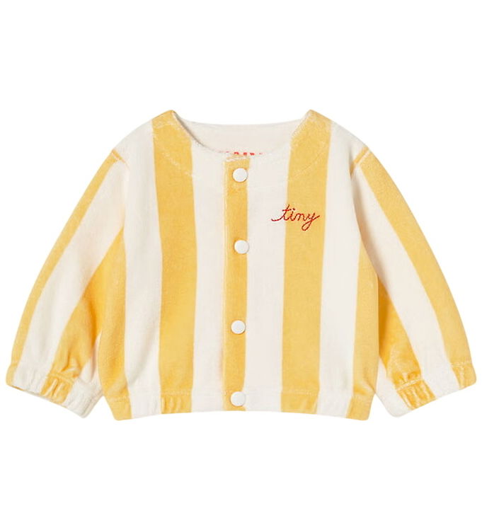 Tiny Cottons Cardigan - Frotté - Towel Baby - Soft Yellow