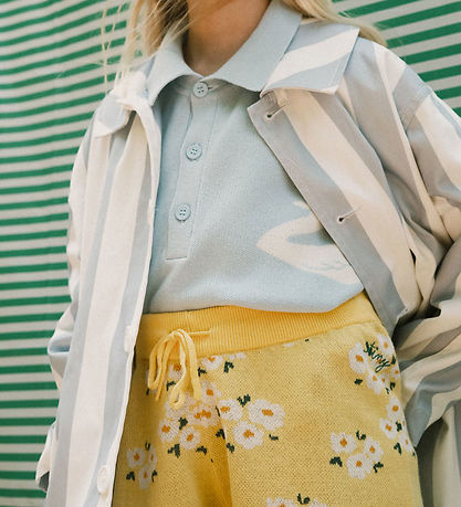 Tiny Cottons Shorts - Strik - Blossoms - Dusty Yellow