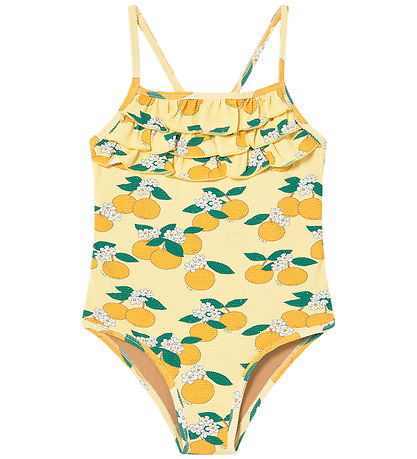 Tiny Cottons Badedragt - Oranges - Pastelgul