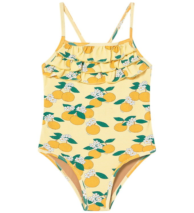 Tiny Cottons Badedragt - Oranges - Pastelgul