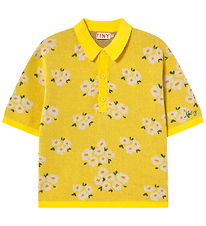 Tiny Cottons Polo - Strik - Blossoms - Dusty Yellow
