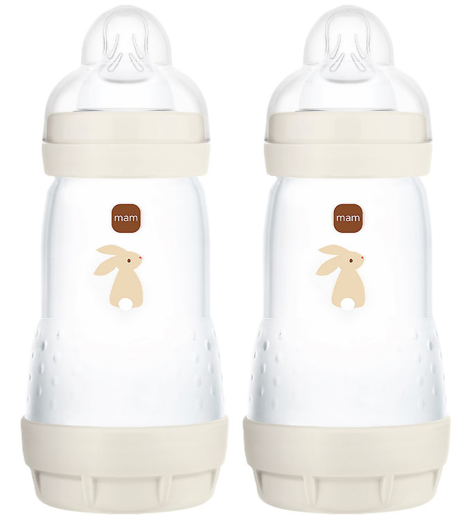 MAM Sutteflasker - Easy Start Anti-Colic - 260ml - 2-pak - Beige