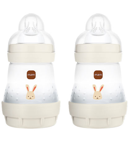 MAM Sutteflasker - Easy Start Anti-Colic - 160ml - 2-pak - Creme