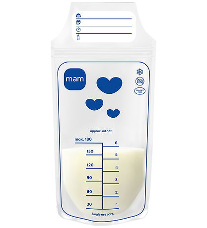 MAM Opbevaringsposer Til Modermælk - 180 ml - 25 stk.