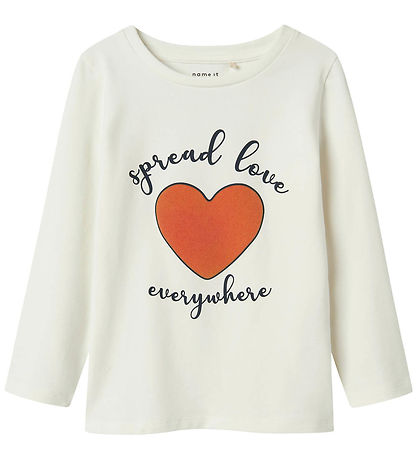 Name it Bluse - NmfNoabelle - Cloud Dancer