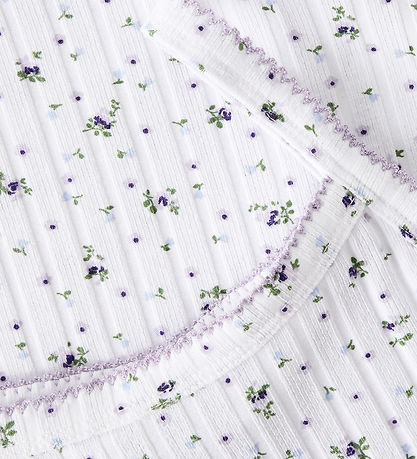 Name it Top - NkfFiona - Bright White/Flowers