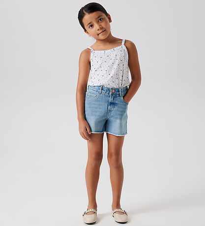 Name it Top - NkfFiona - Bright White/Flowers