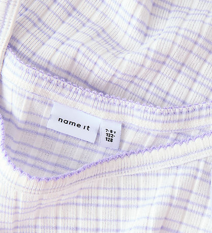 Name it Top - NkfFiona - Bright White/Stripes