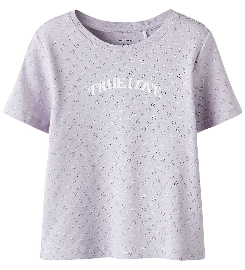 Name It T-Shirt - NkfFreya - Misty Lilac - Name It - 6 Jahre (116) - T-Shirts