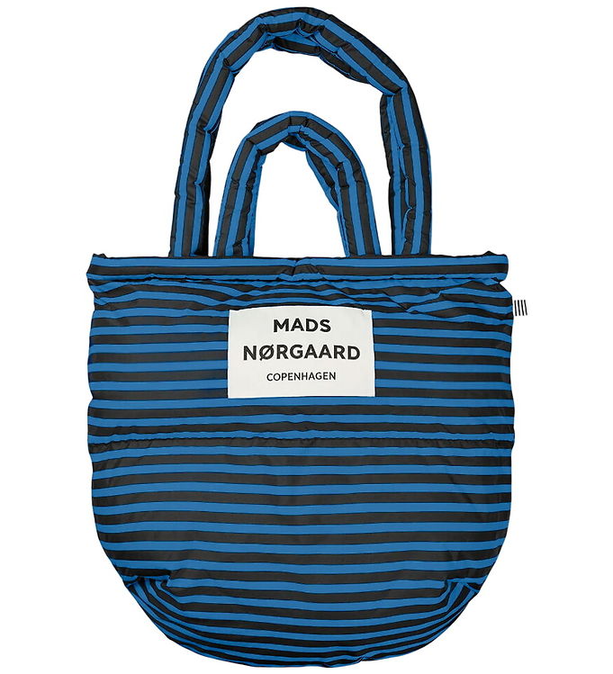 Mads Nørgaard Shopper - Light Ripstop Pillow - AOP - True Blue/B