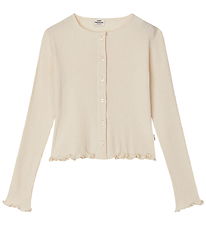 Mads Nørgaard Cardigan - Rib - Amandelolie