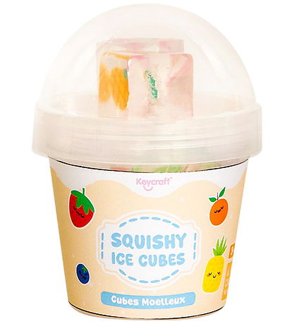 Keycraft Legetøj - Squishy Ice Cubes - Assorteret