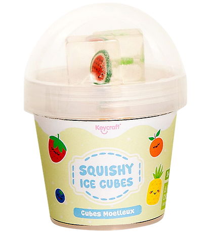Keycraft Legetøj - Squishy Ice Cubes - Assorteret