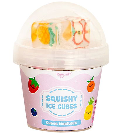 Keycraft Legetøj - Squishy Ice Cubes - Assorteret