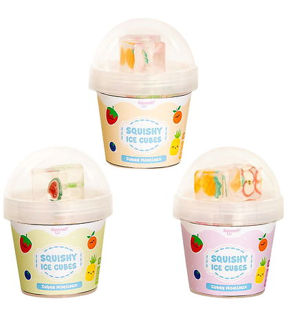 Keycraft Legetøj - Squishy Ice Cubes - Assorteret