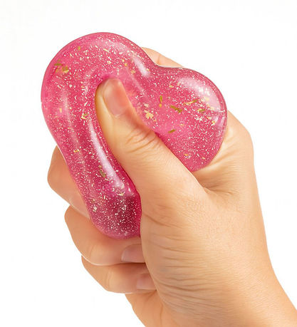Keycraft Legetøj - Squishy Sparkly Heart - Assorteret
