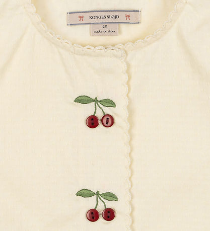 Konges Sløjd Kjole - Evia Cherry - Cloud Cream