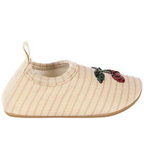 Konges Sløjd Badesko - UV50+ - Jade - Rose Stripe