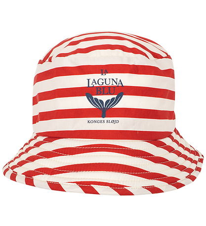 Konges Sløjd Badehat - UV50+ - Asnou - Stripe Rouge